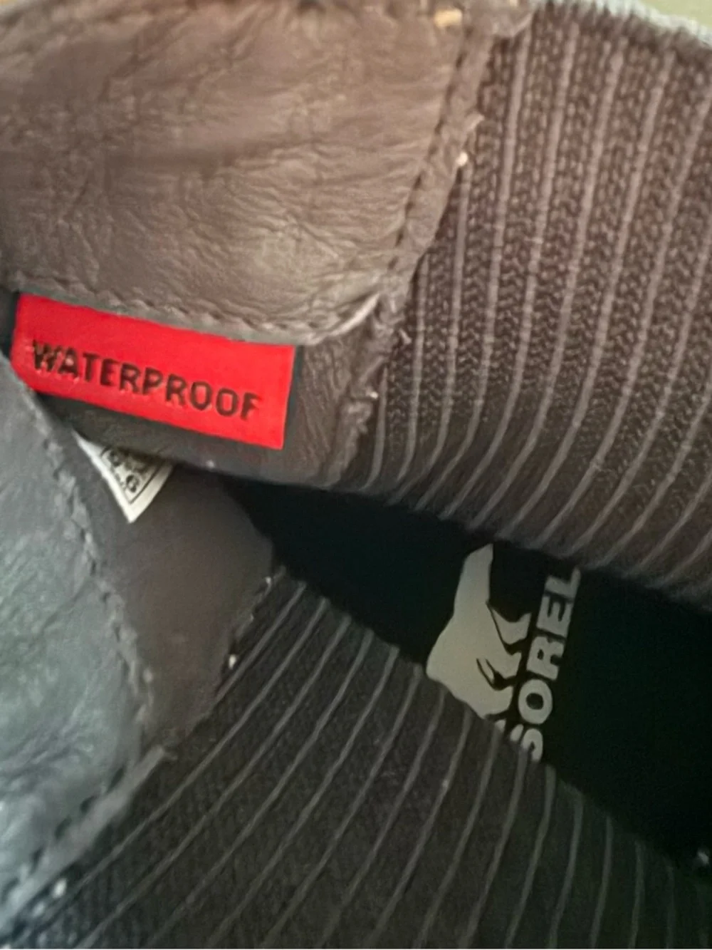 Sorel Caribou X Women's Chelsea Boot in Canoe and Jet - Picture 12 of 13